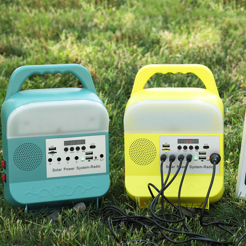 سیستم روشنایی خانه خورشیدی Mini Power 6000mah برای کیت داخلی Inverter Off Grid