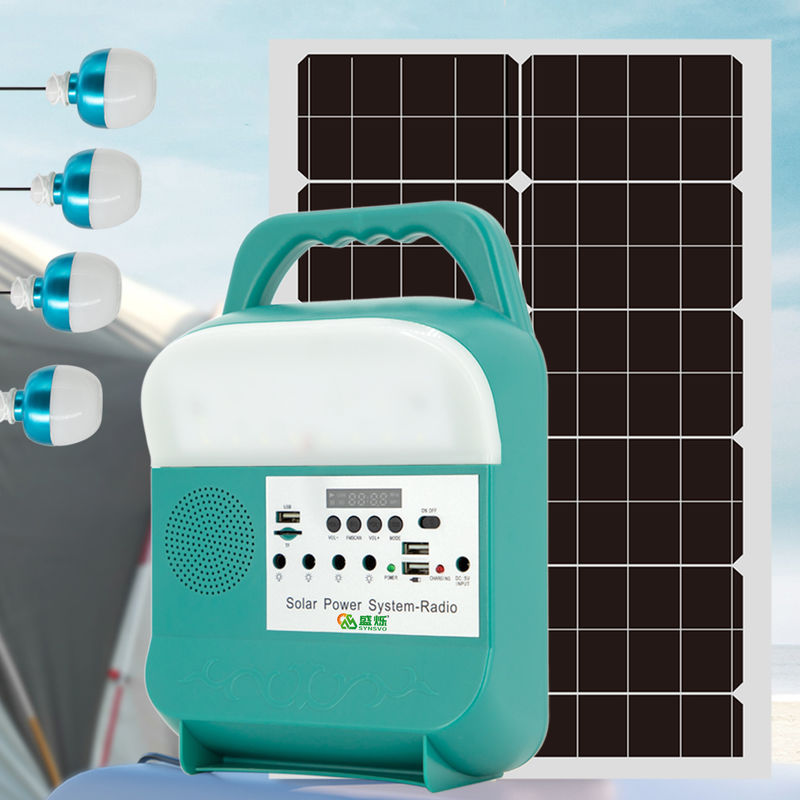 سیستم نور پانل خورشیدی ضد آب در فضای باز LED پیاده روی چادر مینی قابل حمل
