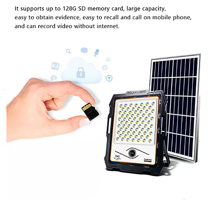 روشنایی بالا Ip65 LED خورشیدی سیل نور در فضای باز ضد آب 200 وات 300 وات لومن بالا