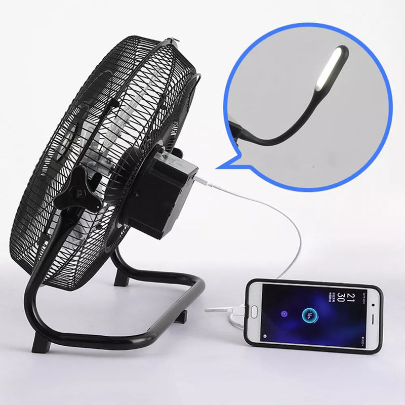 قابل حمل قابل شارژ پنل خورشیدی در فضای باز انرژی برق باتری شارژ USB چراغ LED
