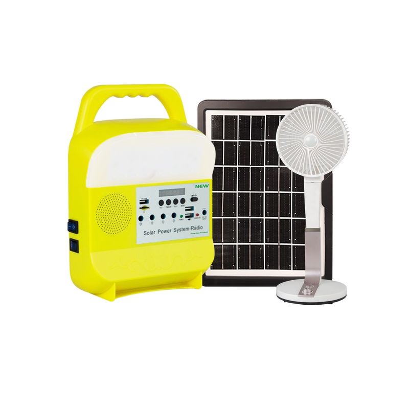 روشنایی LED قابل حمل خورشیدی 5 واتی برای تولید انرژی در خانه
