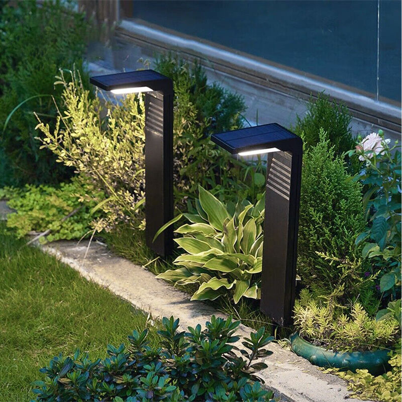 چراغ باغ خورشیدی LED سفید چراغ چمن در فضای باز ضد آب کیت نور سیلاب چراغ های باغ چراغ های خورشیدی