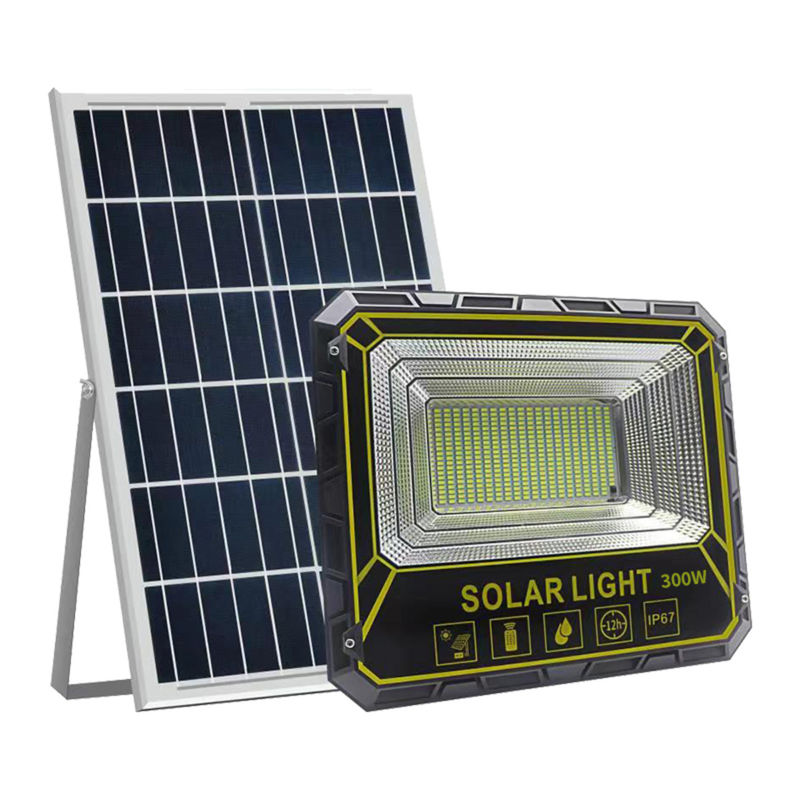 سنسور سیلاب دیواری خورشیدی 300 وات 600 وات حسگر ضد آب باغی LED DC 6 ولت