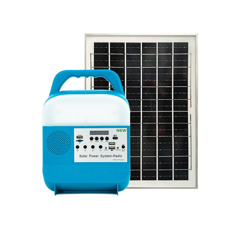 6-8 ساعت شارژ کیت روشنایی خورشیدی ضد آب استفاده خانگی IP65 Indoor SRE-6820