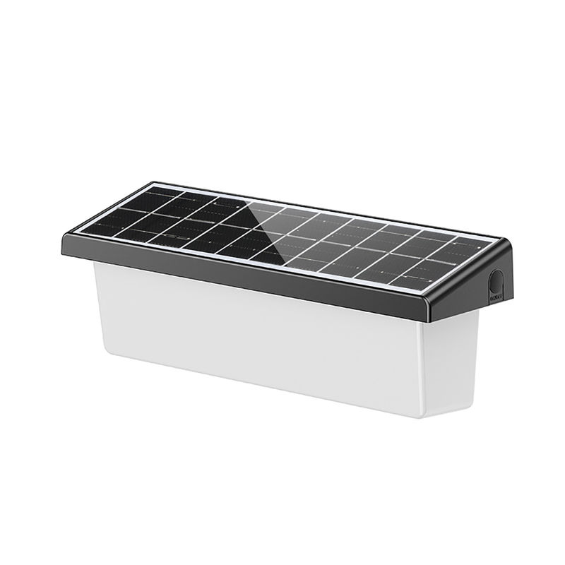 1 سال گارانتی نور دیواری خورشیدی 80 Ra CRI برای روشنایی در فضای باز چراغ های خورشیدی LED در فضای باز ضد آب دیوار نصب شده