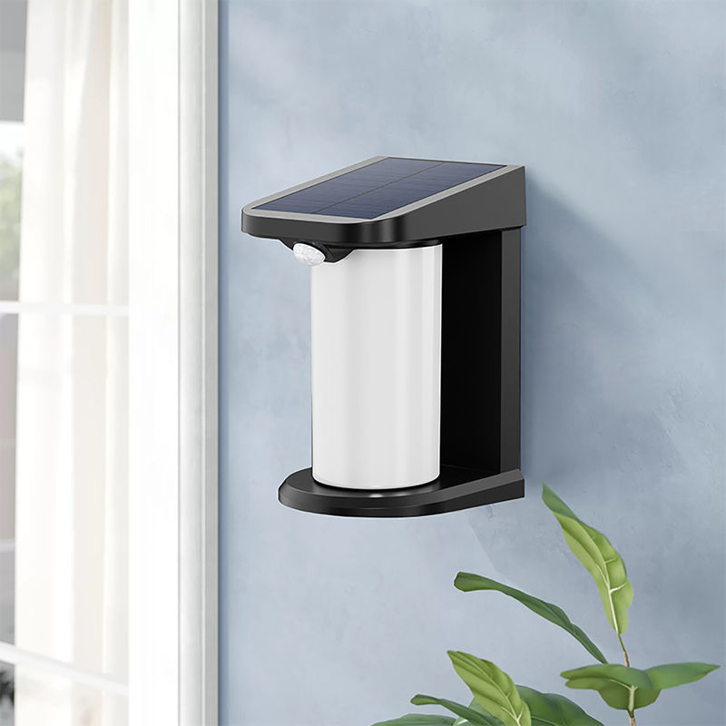نور دیواری LED خورشیدی سنسور حرکت بیرونی -5 - 50°C 80 Ra سنسور حرکت امنیتی LED