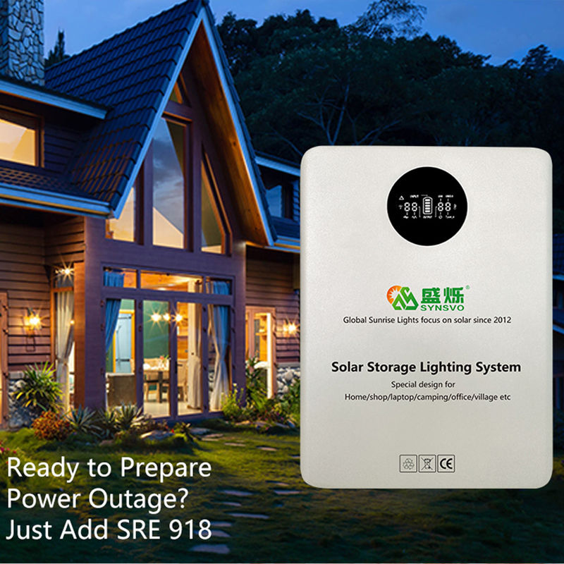 چراغ های خورشیدی LED سیستم ذخیره انرژی PV نصب شده در دیوار 50Hz AC Output 22*30cm