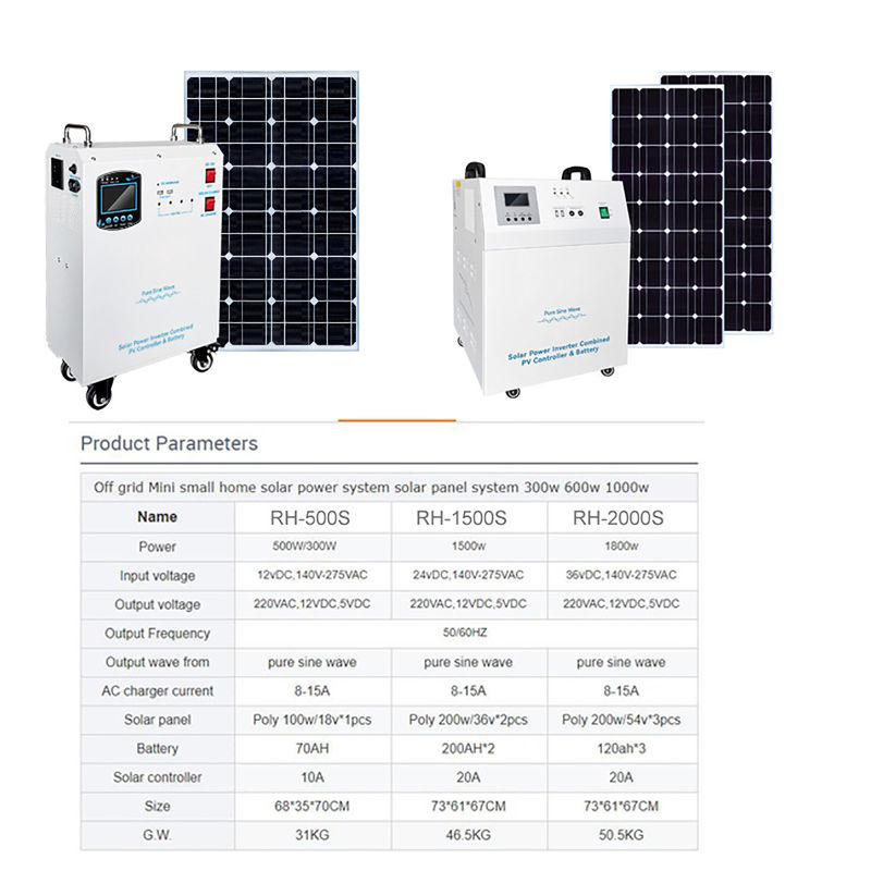 پنل خورشیدی 5 کلووایت ژنراتور برق 12vdc/24vdc/48vdc ولتاژ باتری