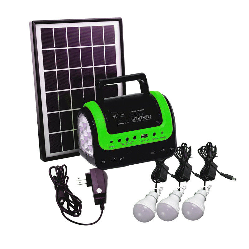لامپ انرژی خورشیدی قابل حمل FCC EMC 5W 6V 12PCS SMD LED کیت نور خورشیدی قایق اتومبیل