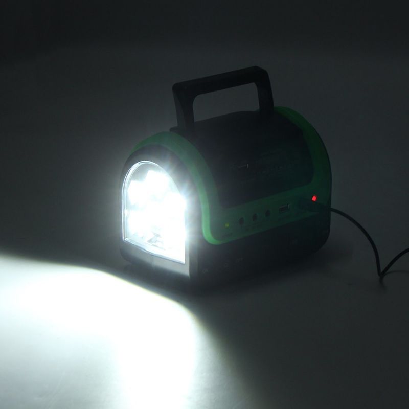 لامپ انرژی خورشیدی قابل حمل FCC EMC 5W 6V 12PCS SMD LED کیت نور خورشیدی قایق اتومبیل