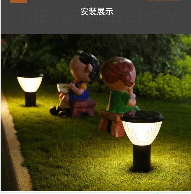 چراغ LED خورشیدی باغ ضد آب 5 وات برای مسیر باغ پاسیو درایو وی در محوطه بیرونی