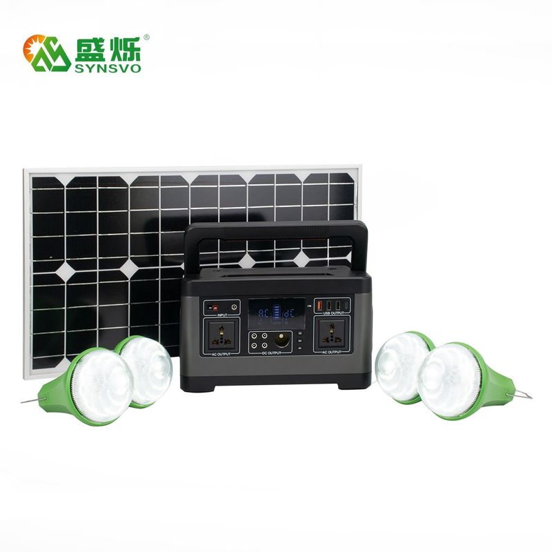 ژنراتور خورشیدی 500w 1000w سیستم برق خورشیدی سیستم برق پانل خورشیدی با اینورتر