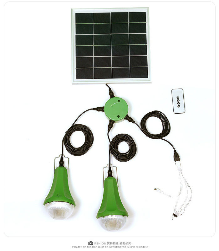 کیت چراغ LED پانل خورشیدی 6 واتی 6 ولتی Global Sunrise 11 ساعت تا 30 ساعت کار