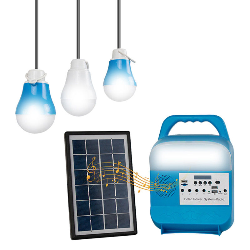 بانک لپ تاپ قابل حمل 3 وات چراغ های LED با انرژی خورشیدی بالا برای کمپینگ