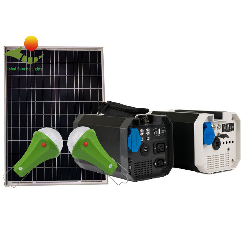 مولد برق خورشیدی کوچک قابل حمل 99.9% MPPT 500W با پنل خورشیدی