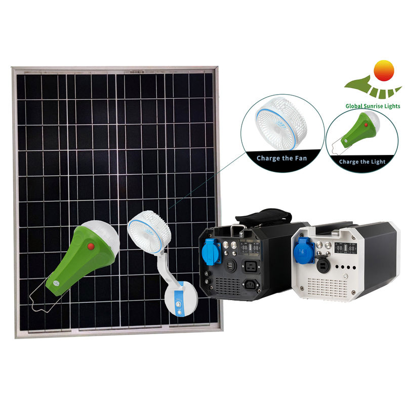 مولد برق خورشیدی کوچک قابل حمل 99.9% MPPT 500W با پنل خورشیدی