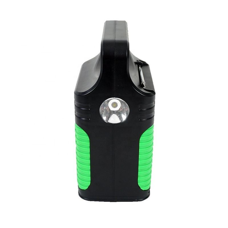 کیت های روشنایی خورشیدی داخلی 7500mah 10W 6V سیستم انرژی پنل خورشیدی با رادیو MP3 FM