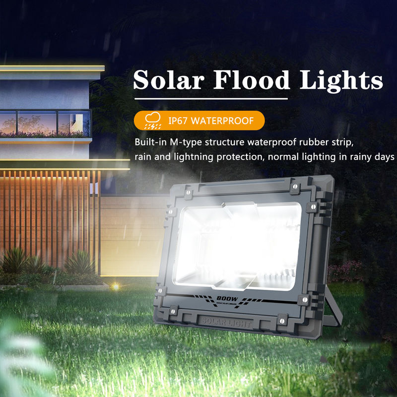 چراغ بیلبورد خورشیدی در فضای باز IP65 200w 300w 500w 800w RGB LED چراغ نقطه ای خورشیدی