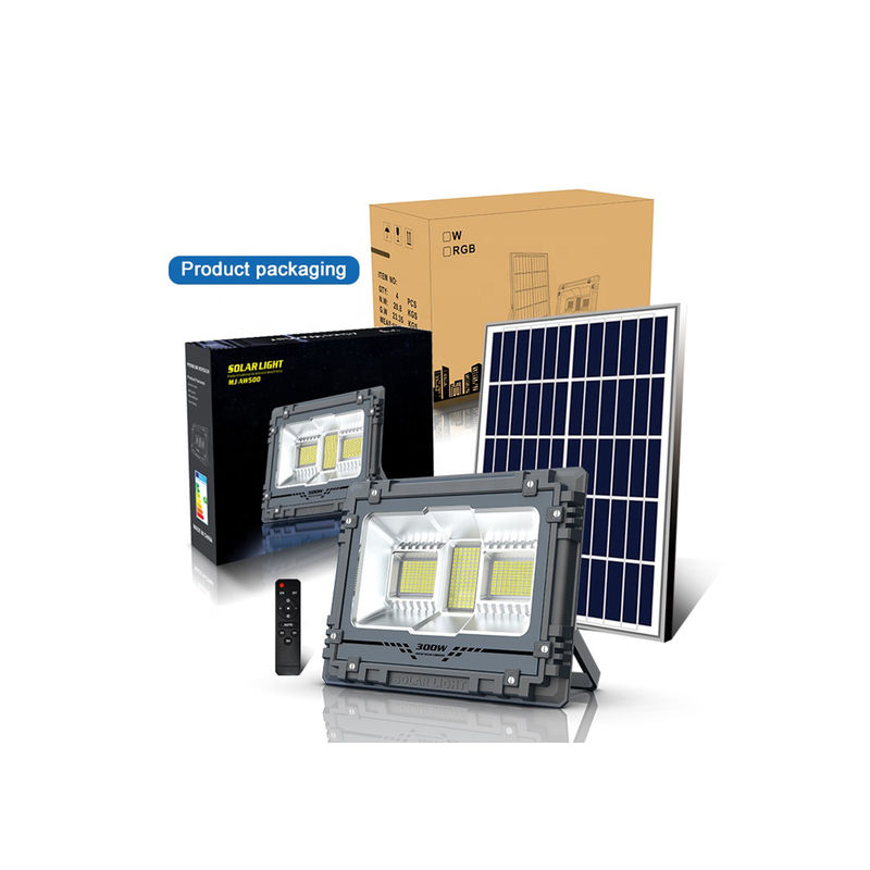 سنسور سیلاب دیواری خورشیدی 300 وات 600 وات حسگر ضد آب باغی LED DC 6 ولت