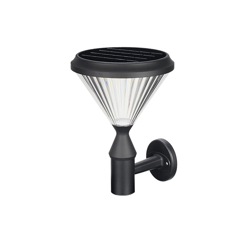 چراغ ایمنی دیواری خورشیدی 5 واتی DC 6V با روشنایی بالا لامپ ایمنی بی‌سیم SMD2835