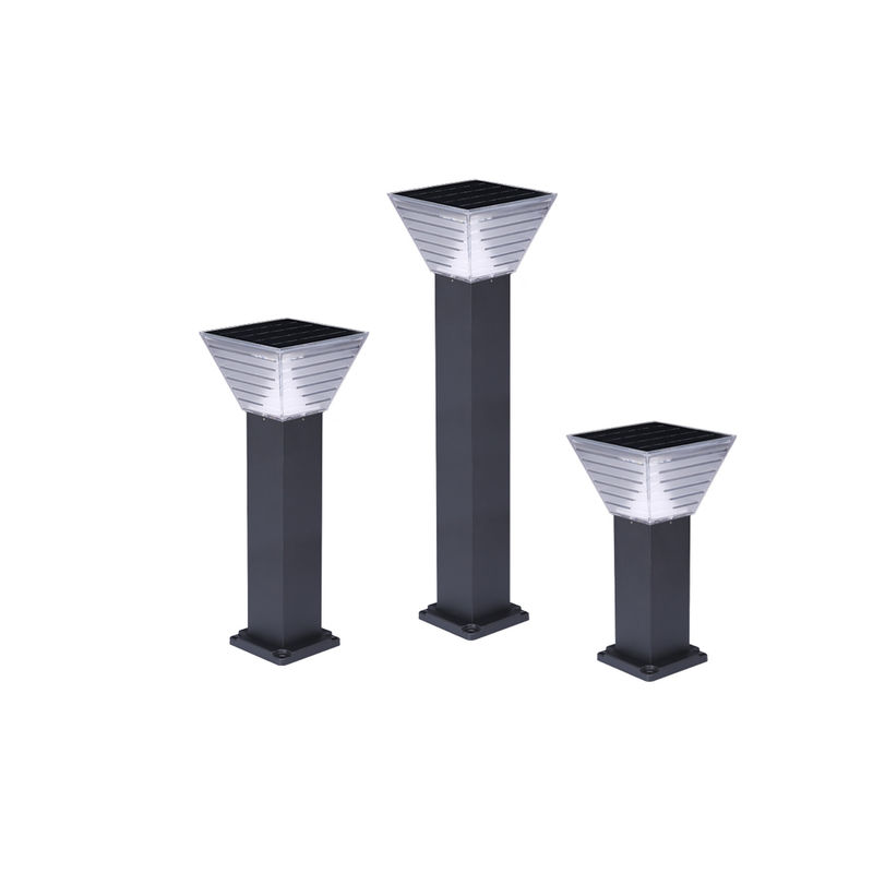 مینیمالیستی 7W LED چراغ باغ خورشیدی تزئین منظره چراغ LED چمن بولارد