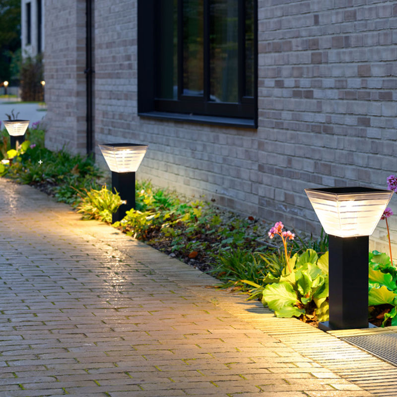 مینیمالیستی 7W LED چراغ باغ خورشیدی تزئین منظره چراغ LED چمن بولارد