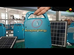 کیت های روشنایی خورشیدی قابل حمل لامپ های LED طرح جدید با پنل خورشیدی