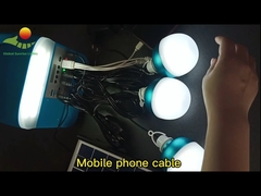 5W USB TF قابل حمل خورشیدی ژنراتور قدرت فضای باز پانل خورشیدی سیستم روشنایی LED