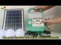 سیستم انرژی پنل خورشیدی لامپ LED سفید خالص 37 * 31.5 * 55.5 سانتی متر